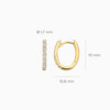 Blush Oorringen 14kt Goud LG7006Y