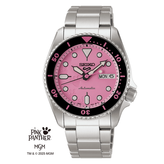 Seiko 5 Sports x Pink Panther SRPM07K1