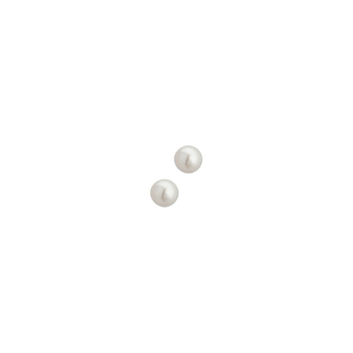 Zilveren Oorknoppen Parel 5mm 1323113
