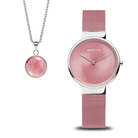 Bering Dames horloge set 19031 - 989 - GWP