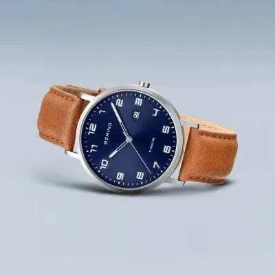 Bering Herenhorloge Leren Band 18640 - 567