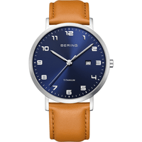 Bering Herenhorloge Leren Band 18640 - 567