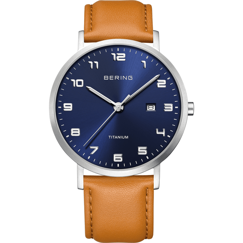Bering Herenhorloge Leren Band 18640 - 567