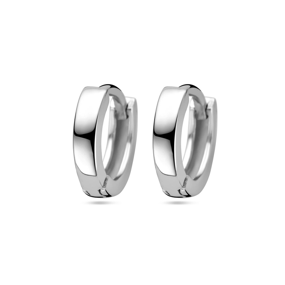 Zilveren Klapoorringen Vlak 2,5 mm 1340412