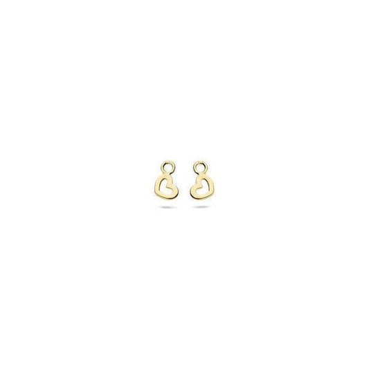 Blush oorbedels goud hart 9057YGO