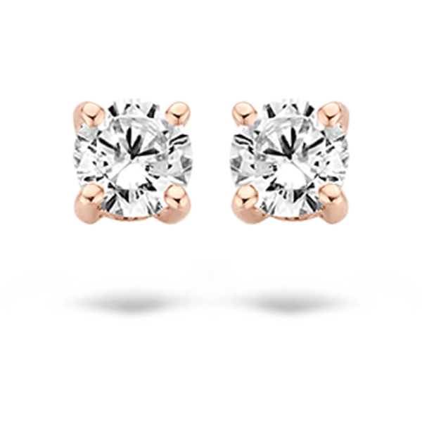 Blush oorknoppen roségoud 7212RZI
