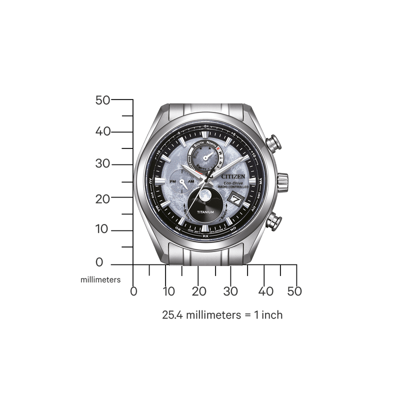 Citizen Radio Controlled 'Tsuki - yomi' Moonphase BY1010 - 81H