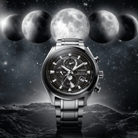 Citizen Radio Controlled 'Tsuki Yomi' Moonphase BY1018 - 80E