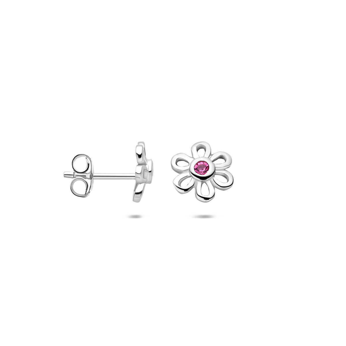 Zilveren Oorknoppen Bloem Zirkonia 8,5 mm 1321814