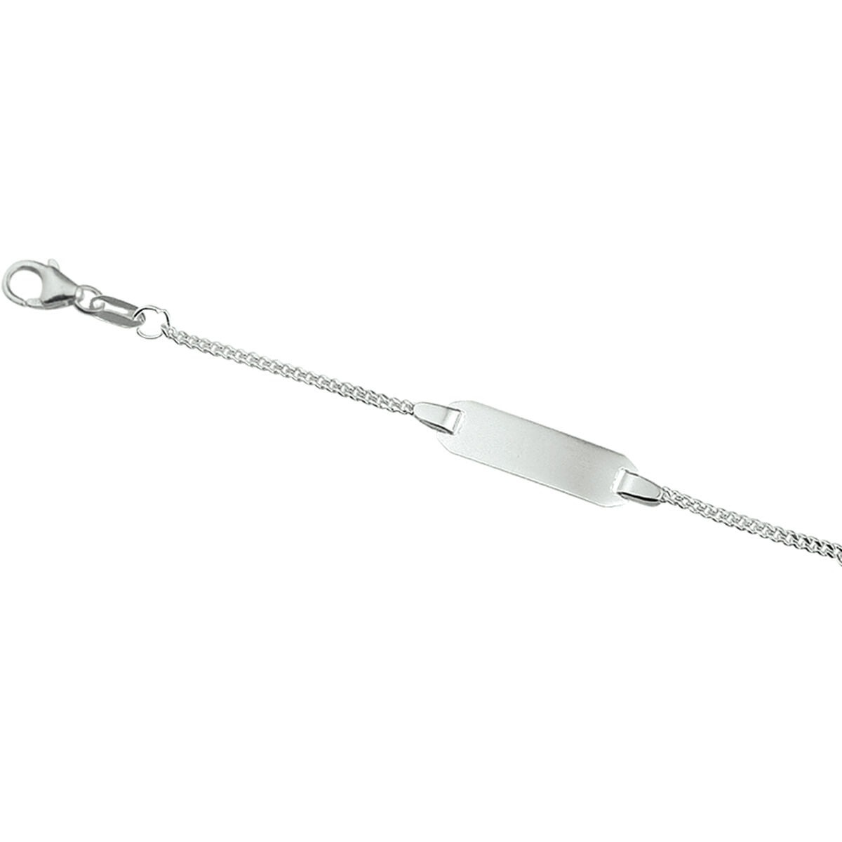 Zilveren Graveerarmband Gourmette Plaat 5,0 mm 1327734