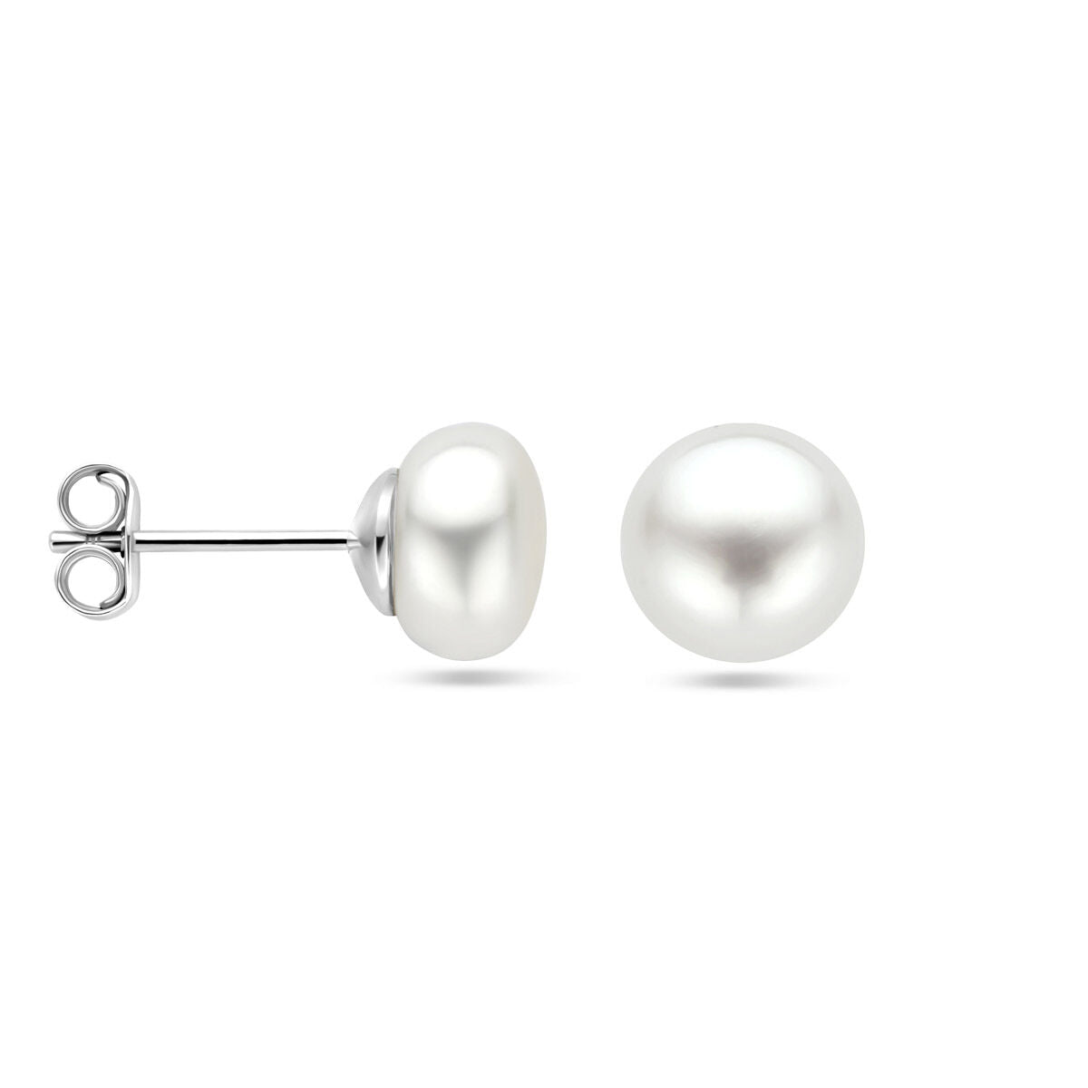 Zilveren Oorknoppen Parel 8mm 1323110