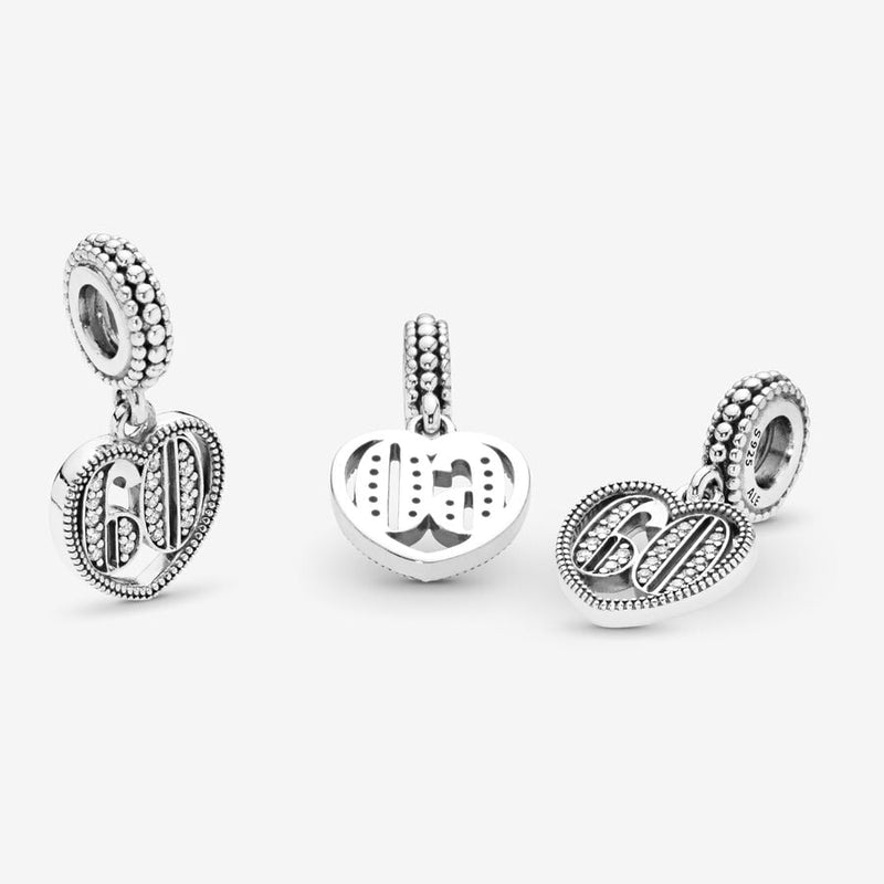 Pandora Bedel 60e Verjaardag Hart 797265CZ