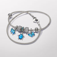 Pandora Bedel Blauwe Muranoglas Olifant 793339C01