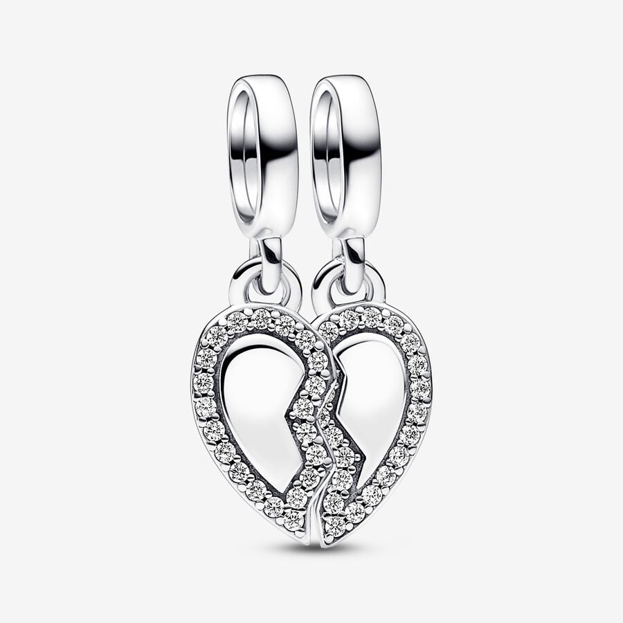 Pandora Bedel Deelbaar Hart 792743C01