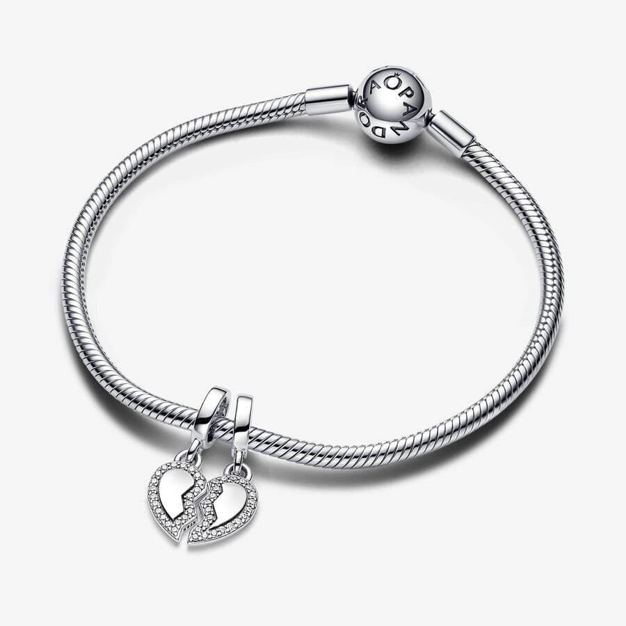 Pandora Bedel Deelbaar Hart 792743C01