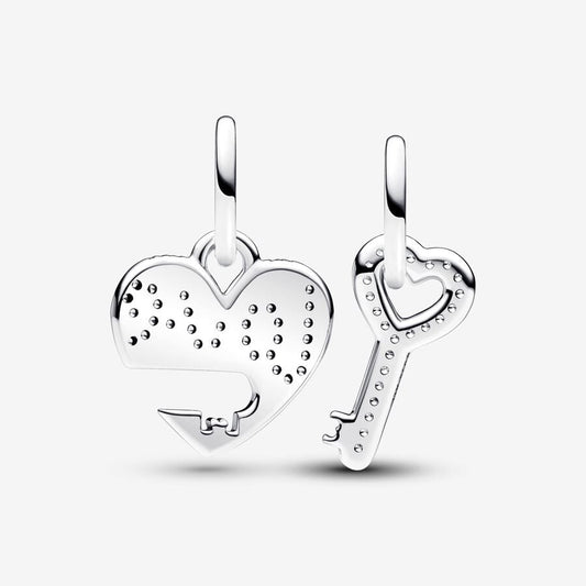 Pandora Bedel Deelbaar Hart en Sleutel 793081c01