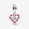 Pandora Bedel Dubbele Zuurstok Kerst Hart 792822C01