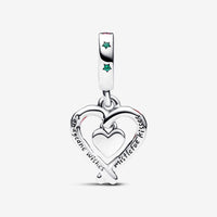 Pandora Bedel Dubbele Zuurstok Kerst Hart 792822C01
