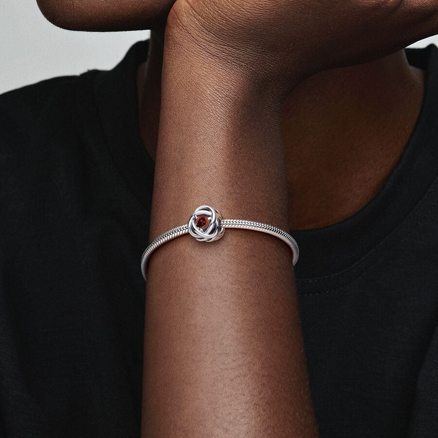 Pandora Bedel Geboortesteen Januari 790065C06