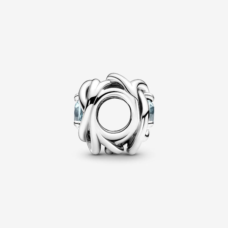 Pandora Bedel Geboortesteen Maart 790065C09