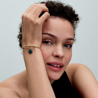 Pandora Bedel Opalescent Groen Hart 763348C01