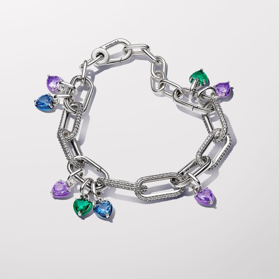Pandora Bedel Paarse Chakra Hart 793042C04