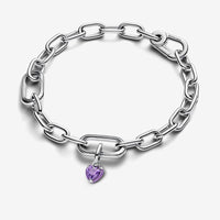 Pandora Bedel Paarse Chakra Hart 793042C04