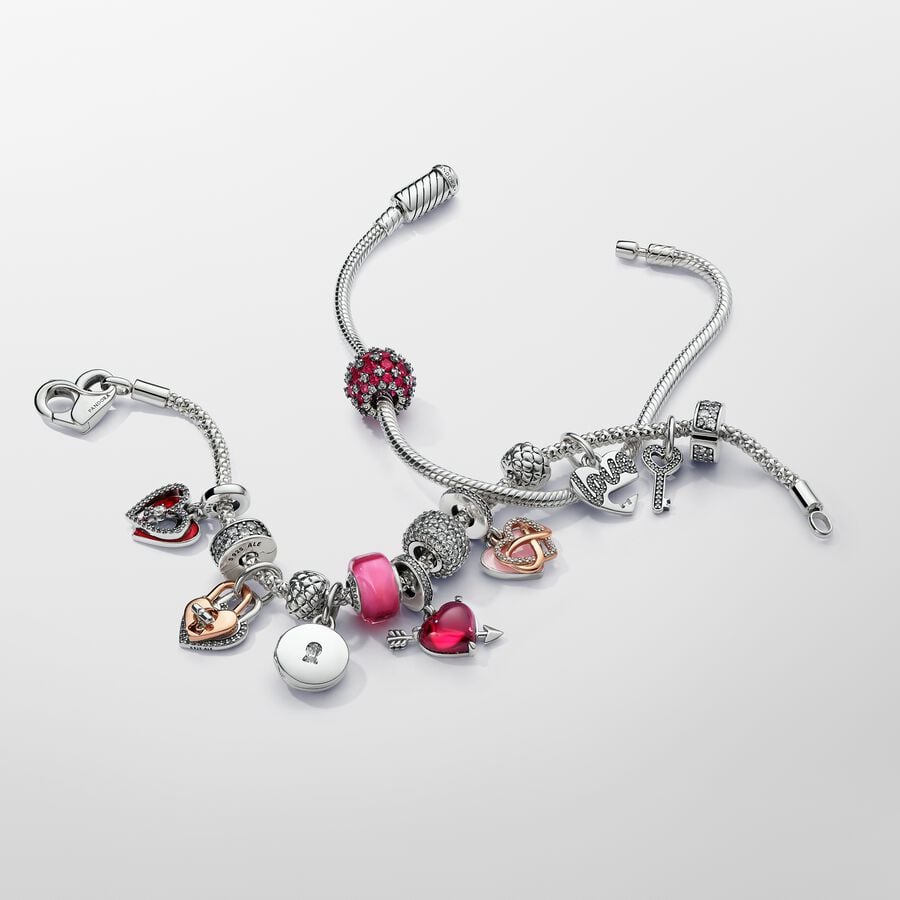Pandora Bedel Roze Muranoglas 793107c00