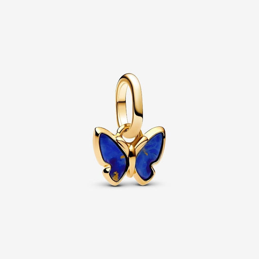 Pandora Bedel Synthetische Lapis Lazuli Vlinder 763825C01 - Juwelier van Dam