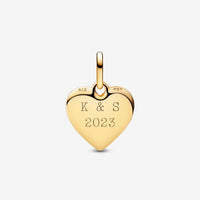 Pandora Bedel Textuur Hart 763824C00 - Juwelier van Dam