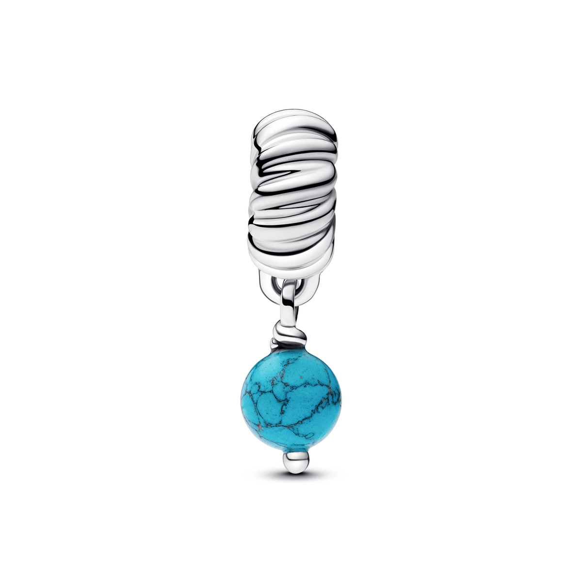 Pandora Bedel Turquoise 793901C01 - Juwelier van Dam