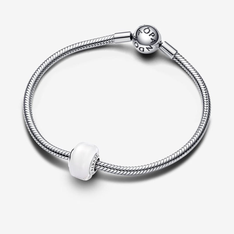 Pandora Bedel Wit Muranoglas 793118c00