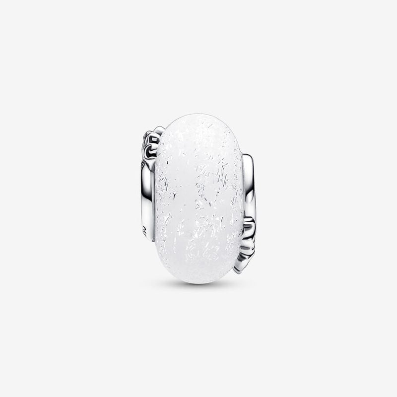 Pandora Bedel Witte Muranoglas Mum & Love 792655C00