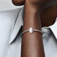 Pandora Bedel Witte Muranoglas Mum & Love 792655C00