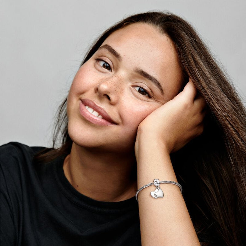 Pandora Deelbare Bedel Moeder & Zoon Hart 797777EN16