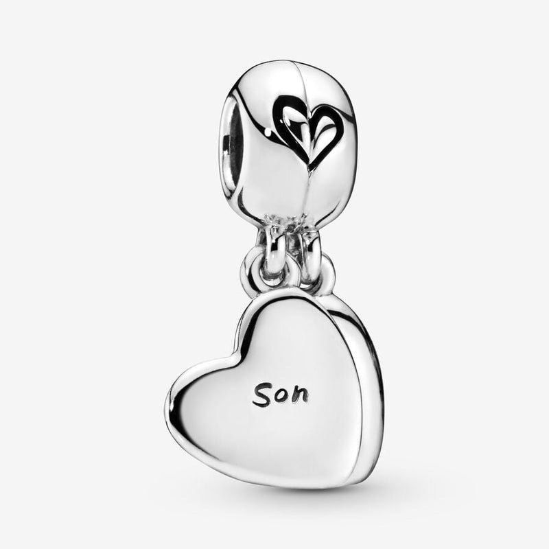 Pandora Deelbare Bedel Moeder & Zoon Hart 797777EN16