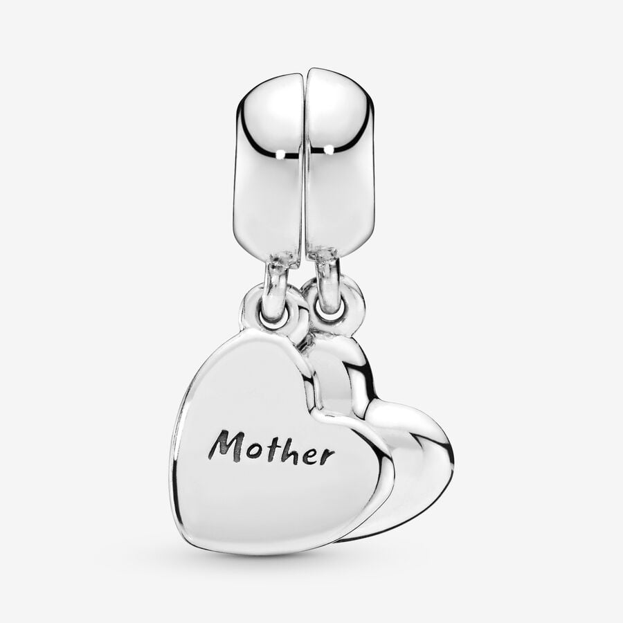 Pandora Deelbare Bedel Moeder & Zoon Hart 797777EN16