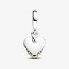 Pandora Dubbele Bedel Graveerbaar met Diamant 763237C01