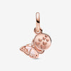 Pandora Dubbele Bedel Rose Vlinder en Citaat 782555C01