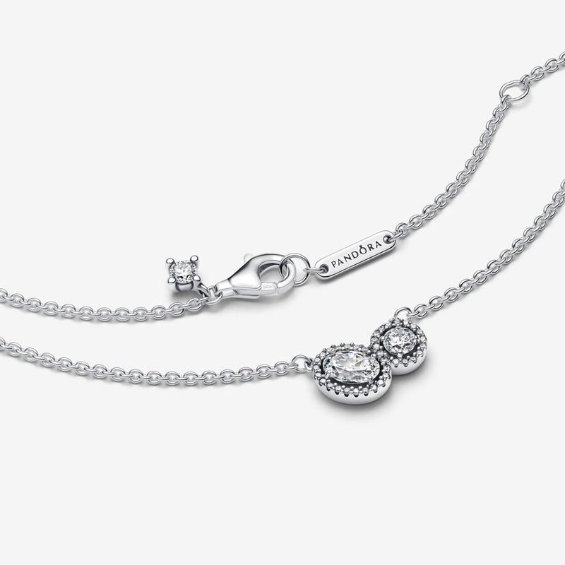 Pandora Embracing Halo Ketting 393776C01 - 45