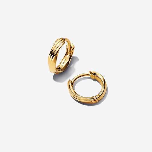 Pandora Gedraaide Huggies Oorringen 263871C00 - Juwelier van Dam