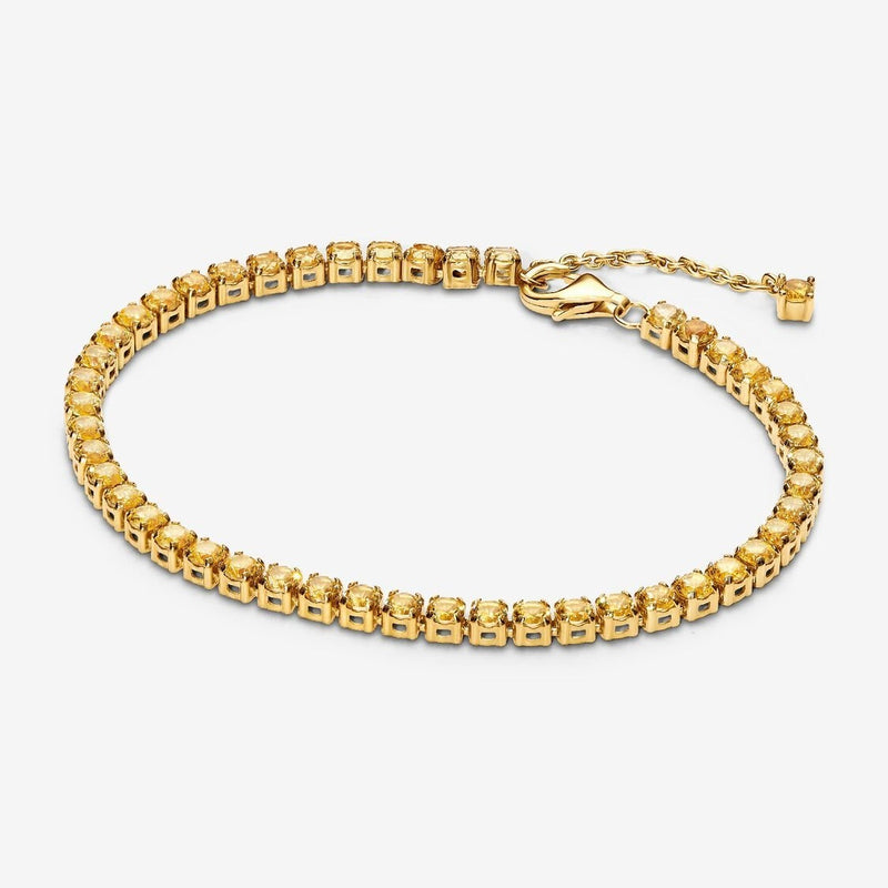 Pandora Gele Tennisarmband 561469C03 - 18 - Juwelier van Dam