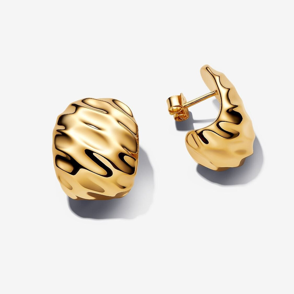 Pandora Goud en Zilver Oorringen 263880C00 - Juwelier van Dam
