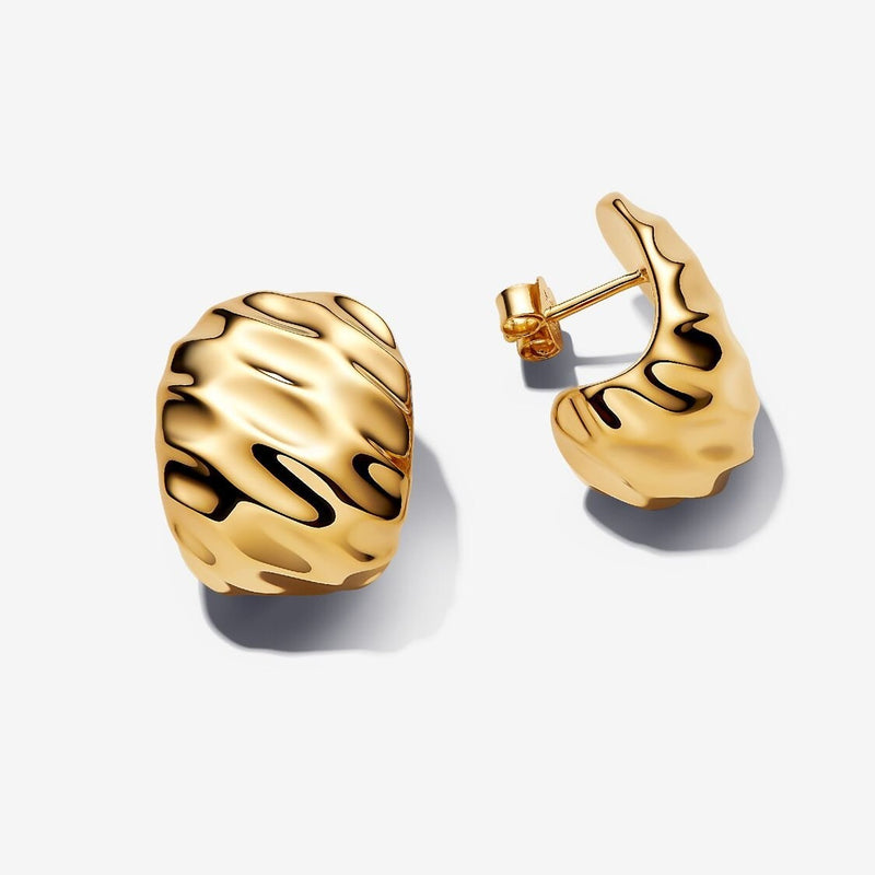 Pandora Goud en Zilver Oorringen 263880C00 - Juwelier van Dam