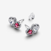 Pandora Halo Harten Oorknopjes 293633C01