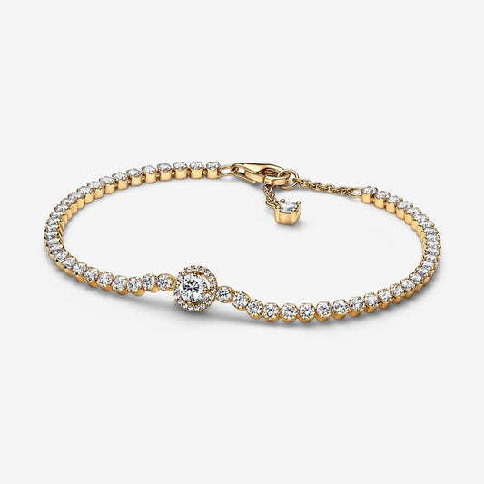 Pandora Halo Tennis Armband 569416C01 - 18