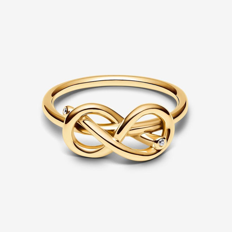 Pandora Infinity Knoop Ring 163759C01 - 54
