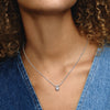 Pandora Ketting met Dubbel Hart Bedel 391229C01 - 45
