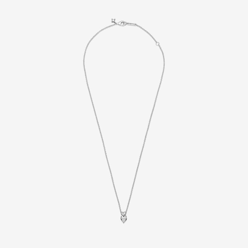 Pandora Ketting met Dubbel Hart Bedel 391229C01 - 45