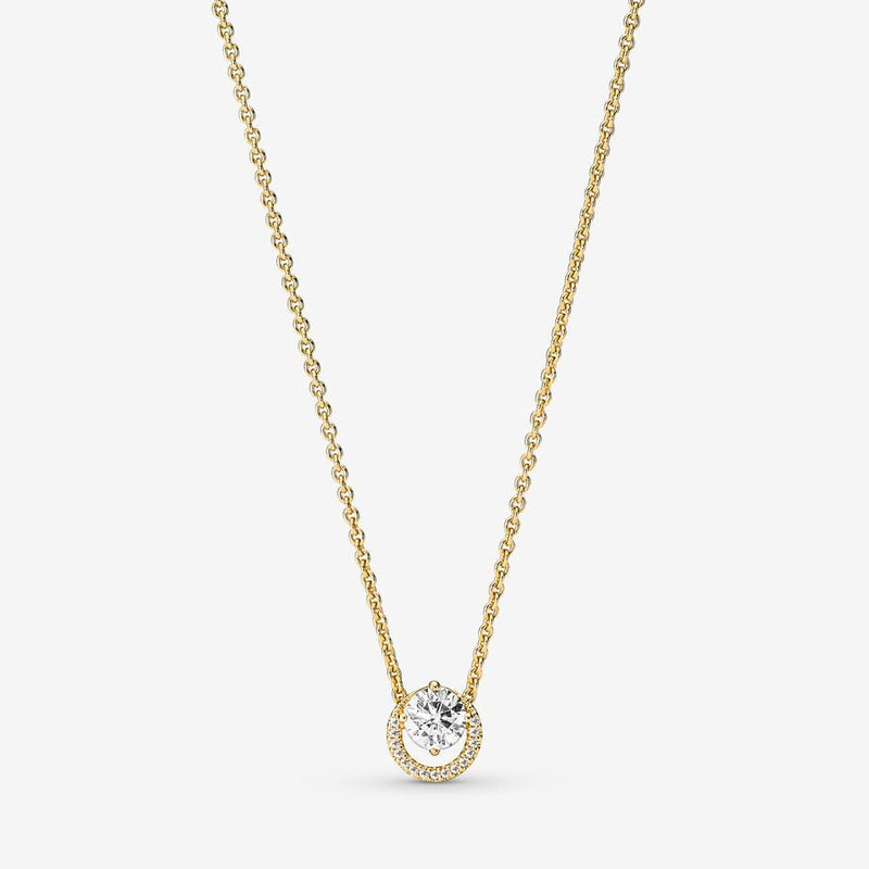 Pandora Ketting met Ronde Halo Hanger 361174C01 - 45